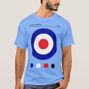 Bauhaus Inspired French Guiana Flag 1 T-Shirt