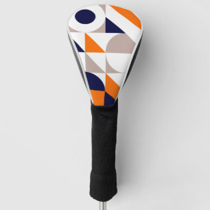 Bauhaus Inspired Geometric Pattern Golf Head Cover