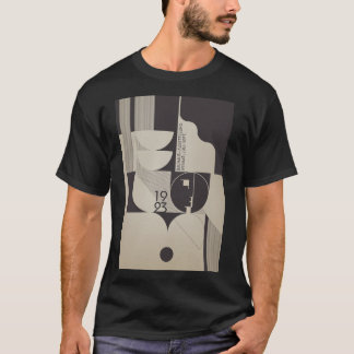 Bauhaus Inspired Geometric Pattern T-Shirt