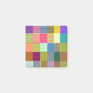 Bauhaus Inspired Optics Post-it Notes