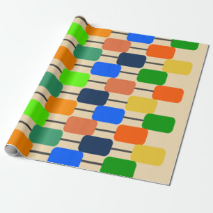 Bauhaus Inspired Wrapping Paper