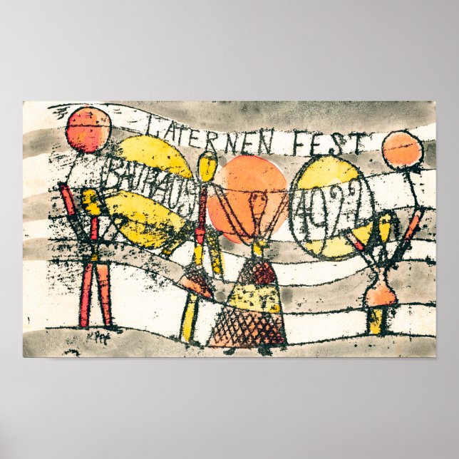 Bauhaus Lantern Festival | Paul Klee | Poster (Front)