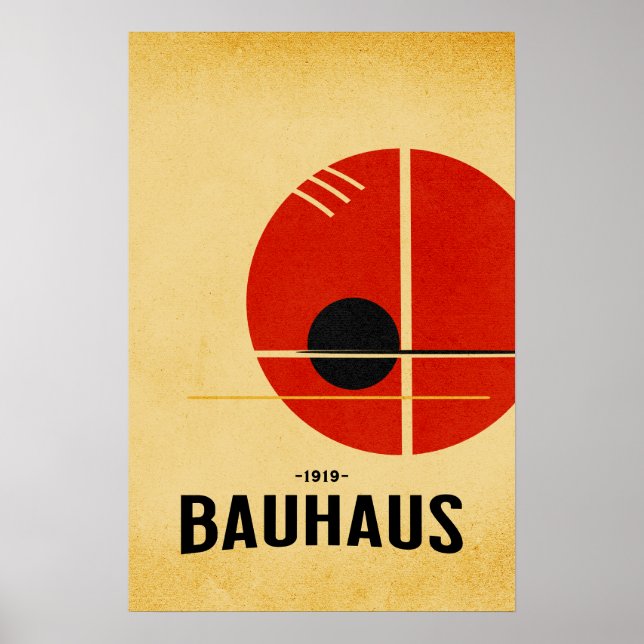 Bauhaus Modern Poster  (Front)