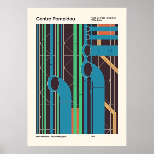 bauhaus, modernist, minimal, geometric, abstract,  poster (Front)