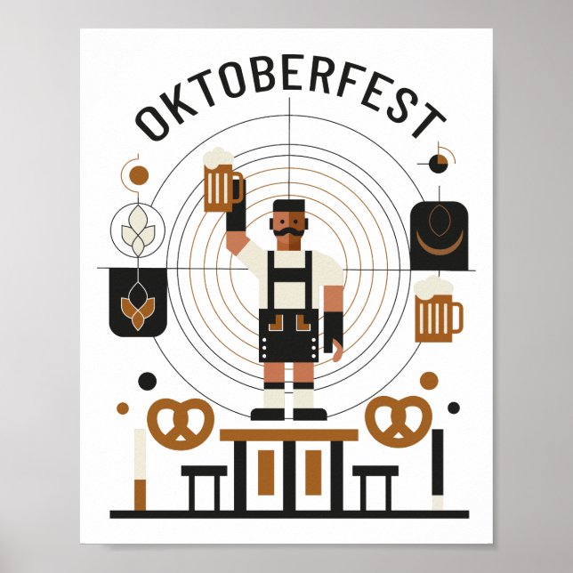 Bauhaus Oktoberfest Poster (Front)