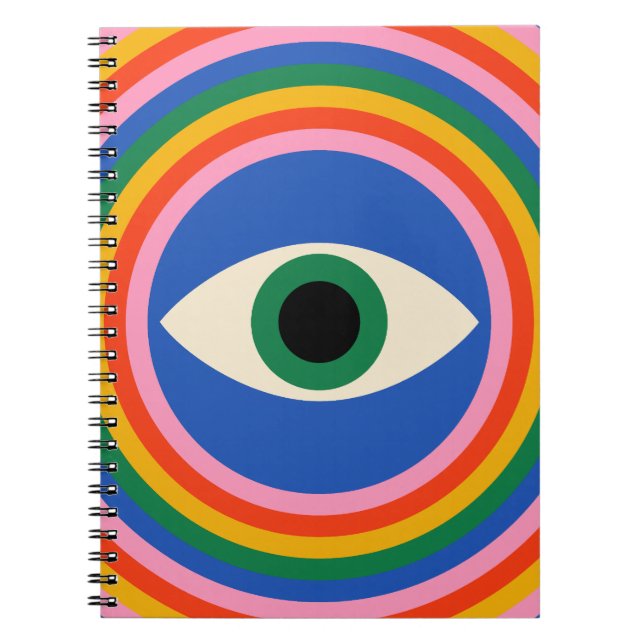 Bauhaus Orbiting Eye Notebook (Front)