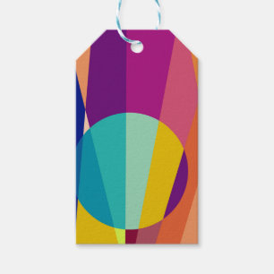 Bauhaus pattern gift tags
