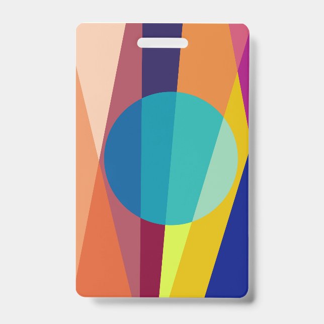 Bauhaus pattern ID badge (Front)