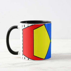Bauhaus Pentagons Mug