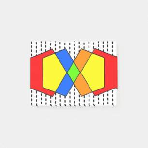 Bauhaus Pentagons Post-it Notes