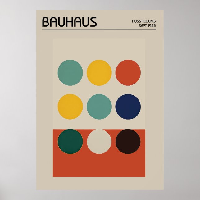 Bauhaus Poster (Front)