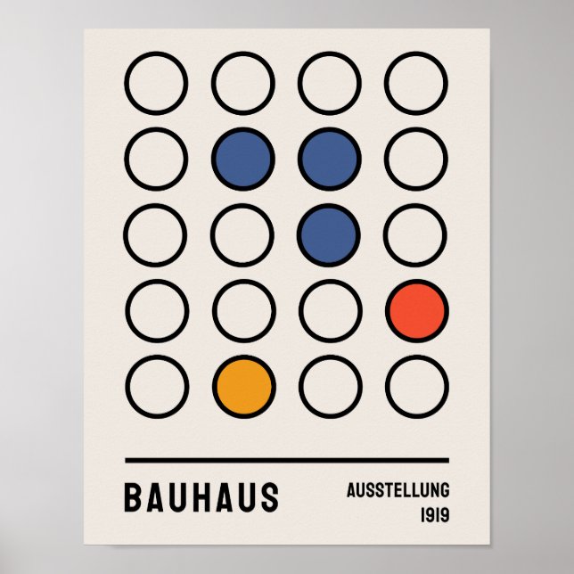 Bauhaus Poster, Bauhaus Ausstellung 1919 B21 Poster (Front)