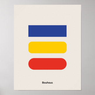 Bauhaus Poster, Bauhaus Exhibition Poster B3
