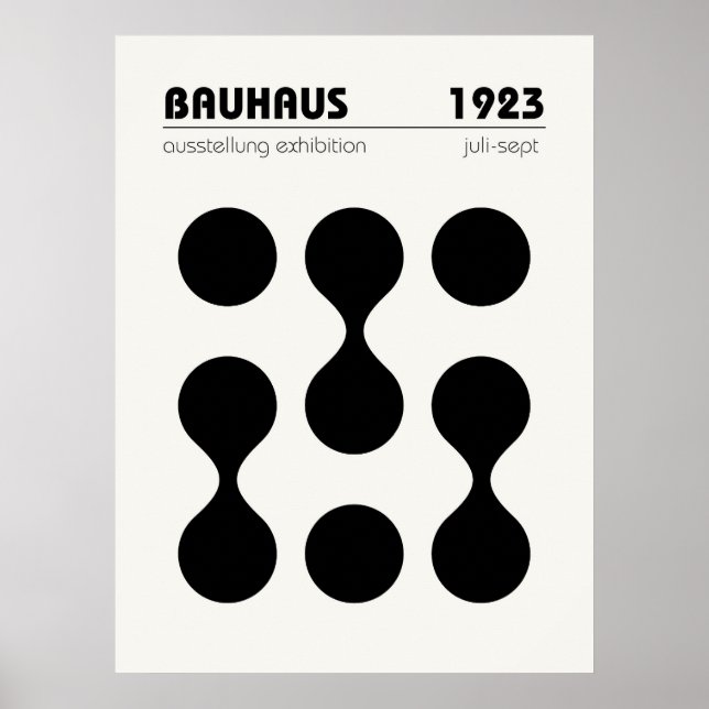 Bauhaus Poster Wall Art (Front)