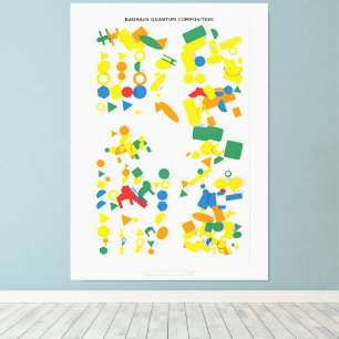 Bauhaus Quantum Composition  Canvas Print
