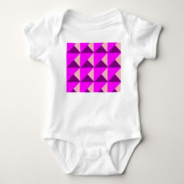 Bauhaus Quilt  Baby Bodysuit (Front)