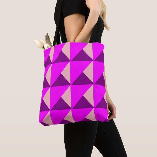 Bauhaus Quilt  Tote Bag (Close Up)