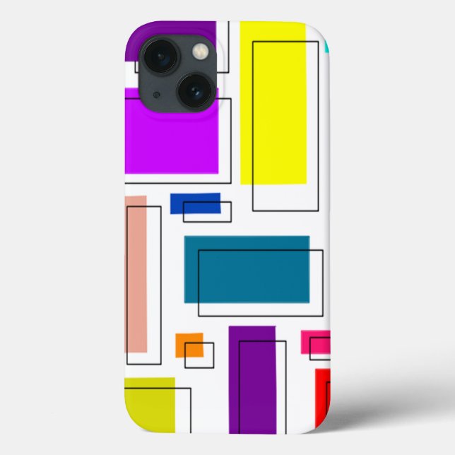 Bauhaus Rectangles  Case-Mate iPhone Case (Back)