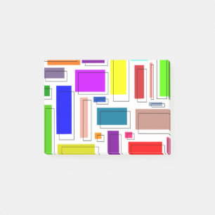 Bauhaus Rectangles Post-it Notes