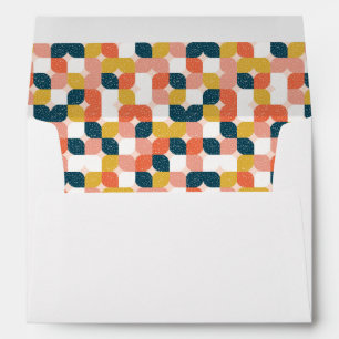 Bauhaus Retro Geometric Pattern Envelope