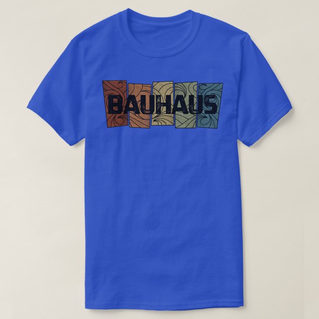 Bauhaus Retro Pattern T-Shirt (Design Front)