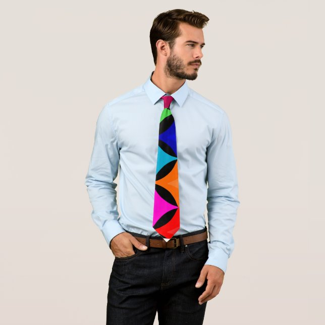 Bauhaus Shapes  Neck Tie (In Situ)