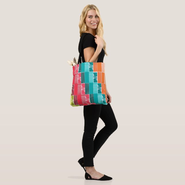 Bauhaus Shapes  Tote Bag (On Model)