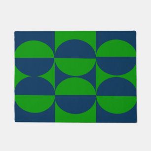 Bauhaus Squares and Circles Doormat