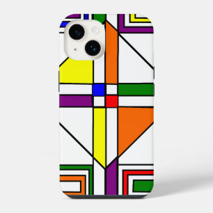 Bauhaus Stained Glass iPhone 14 Case