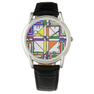 Bauhaus Stained Glass Watch