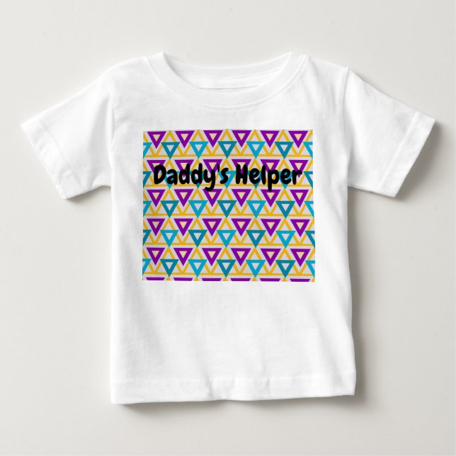 Bauhaus Triangle Mesh / Baby T-Shirt (Front)