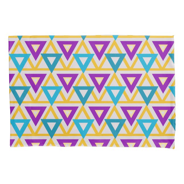 Bauhaus Triangle Mesh  Pillowcase (Front)