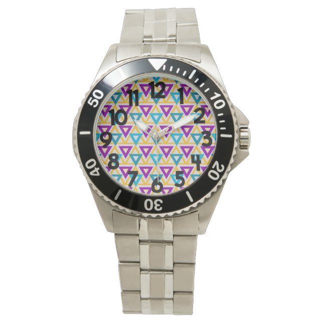 Bauhaus Triangle Mesh  Watch (Front)
