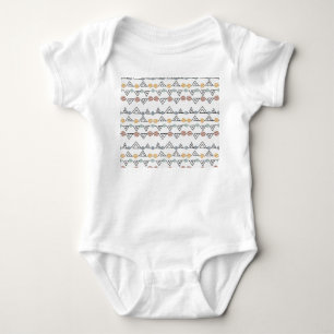 Bauhaus Triangles  Baby Bodysuit