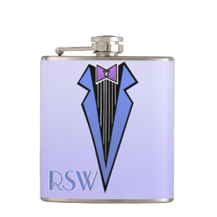 Bauhaus Tuxedo - LBV (Personalised Flask) Hip Flask