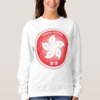 Bauhinia Flower of Hong Kong circle shape, Sweatshirt