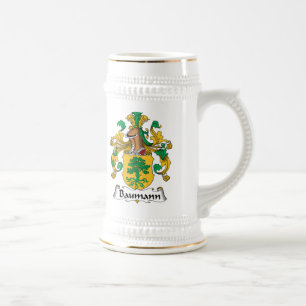 Baumann Family Crest Beer Stein
