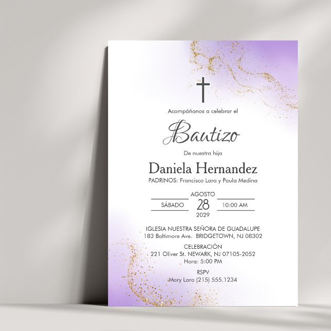 Bautizo Invitacion  Catholic Baptism Christening Invitation (Creator Uploaded)
