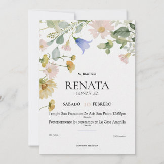 Bautizo Invitation
