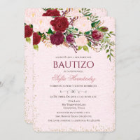 Bautizo Niña Invitacione De bautizo Niña Baptism