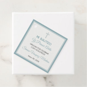 Bautizo y Primer Añito Baptism and First Birthday Favour Tags