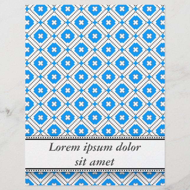 Bavaria Blue Graphical Invitation (Front)