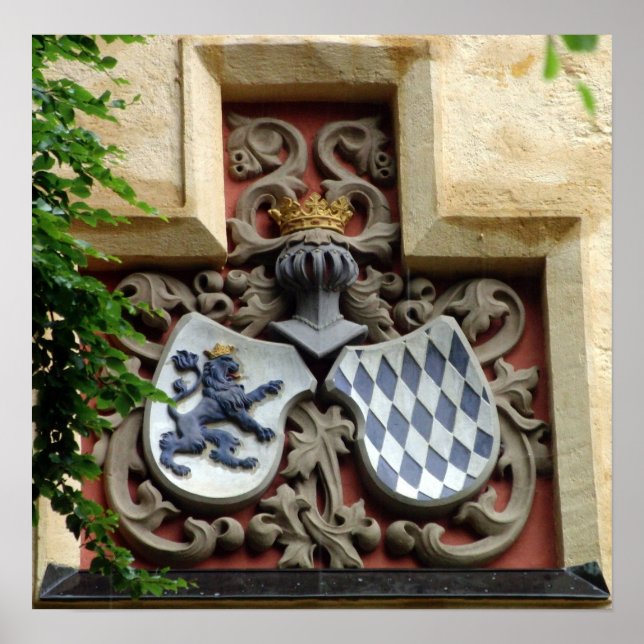 Bavaria Coat of Arms Poster (Front)