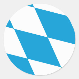 Bavaria Flag Bavarian Flag Classic Round Sticker
