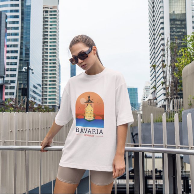 Bavaria Germany City Landscape T-Shirt (Creator Uploaded)