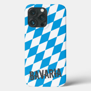 Bavaria Germany Diamond Flag Design iPhone 13 Pro Case