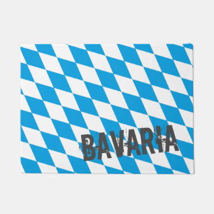 Bavaria Germany Diamond Flag Design Doormat