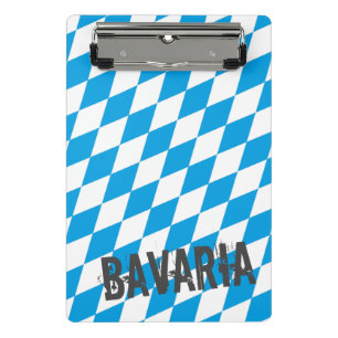 Bavaria Germany Diamond Flag Design Mini Clipboard