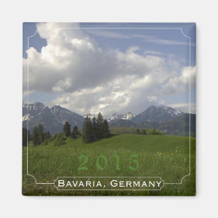Bavaria Germany Souvenir Magnet Change Year