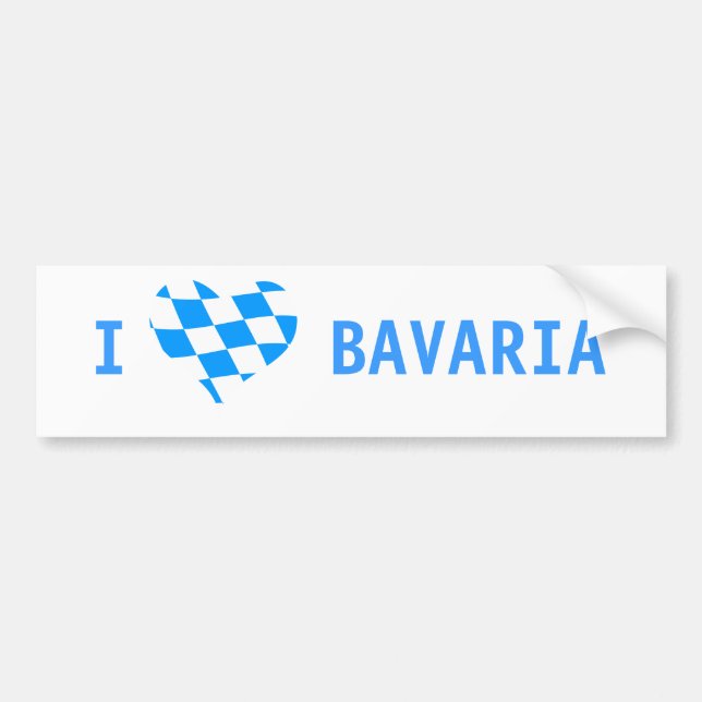 Bavaria inspired bumper sticker (Front)